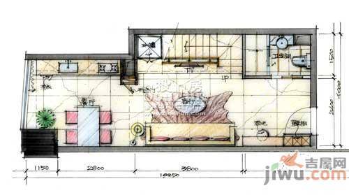 银河湾电脑数码城普通住宅50㎡户型图