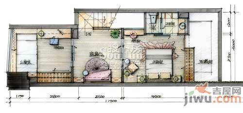 银河湾电脑数码城普通住宅50㎡户型图