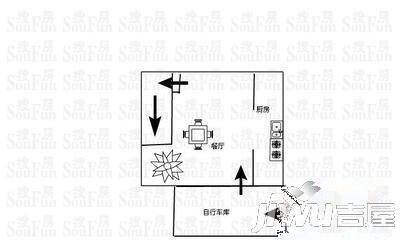 圩墩新村2室2厅1卫户型图