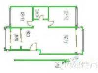 青竹园2室2厅1卫户型图