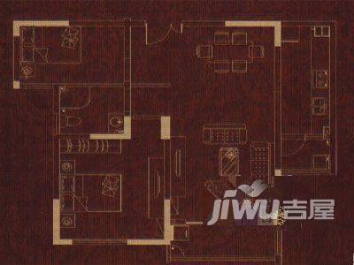 清潭路小区3室2厅1卫户型图