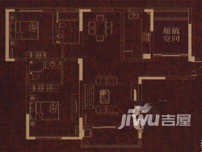 清潭路小区3室2厅1卫户型图