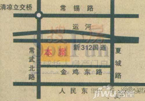 四季新城北苑位置交通图图片