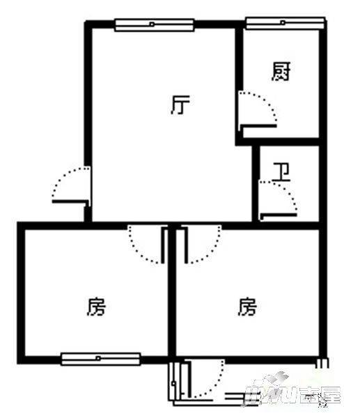清潭新村4室2厅2卫70㎡户型图
