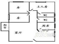 翠竹老小区3室1厅0卫户型图