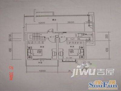 翠园新村3室1厅0卫户型图