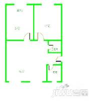 北环新村2室1厅1卫70㎡户型图