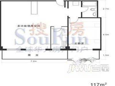 广成小区2室1厅1卫72㎡户型图