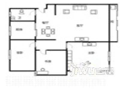 金星大厦3室2厅1卫户型图