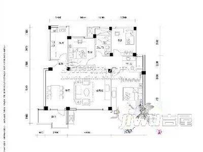 紫云苑4室1厅2卫户型图