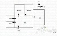 普济弄3室1厅1卫82㎡户型图