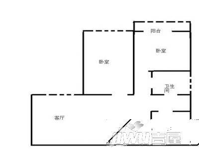 高宏小区3室2厅0卫户型图