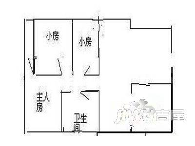 高宏小区3室2厅0卫户型图