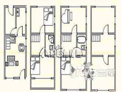 电子新村3室2厅1卫户型图