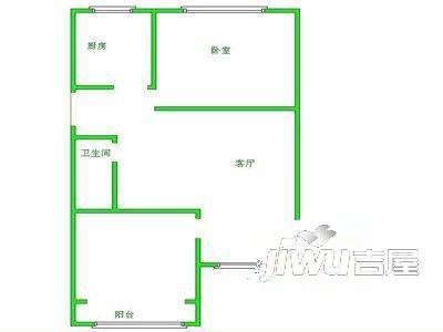 金源华庭3室1厅1卫户型图