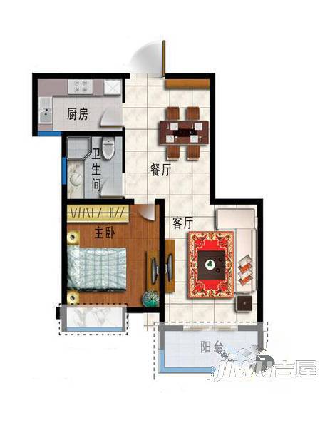 新元丰苑3室0厅0卫户型图