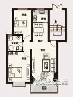 汇丰一村3室1厅1卫户型图