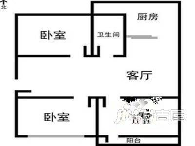 汇丰一村3室1厅1卫户型图