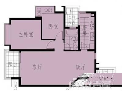 元丰桥小区3室1厅1卫户型图