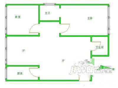 丽华新村1室1厅0卫户型图