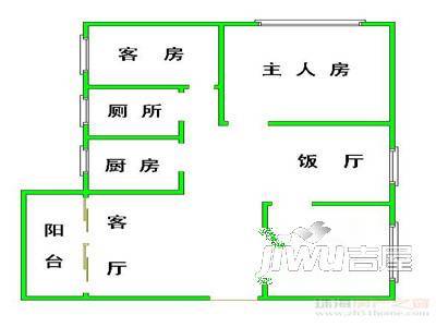 中凉七期3室1厅1卫户型图