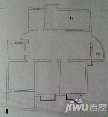 金玉苑3室2厅1卫121㎡户型图