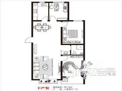 顺园五村2室1厅0卫户型图