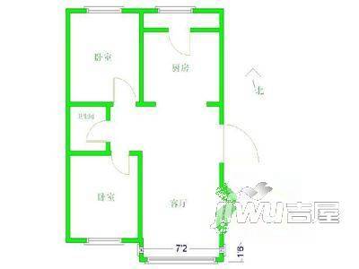 顺园五村2室1厅0卫户型图