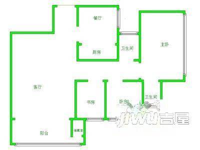 河海二村0室1厅0卫户型图