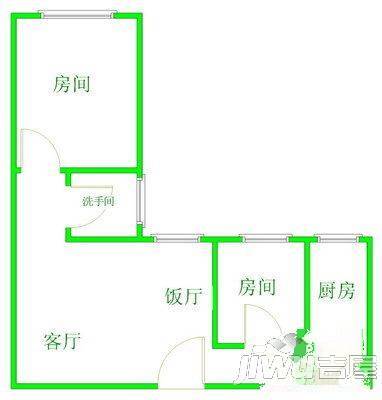 浦南广景苑2室2厅1卫户型图