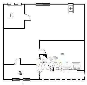 朝阳三村续建小区2室1厅1卫户型图