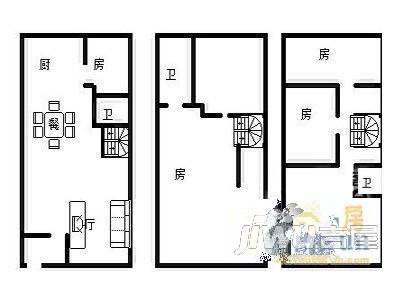 新魏花园2室1厅1卫户型图