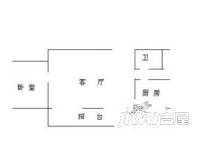 铁配新村1室1厅1卫户型图