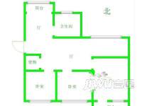 新城公园壹号别墅3室2厅1卫户型图