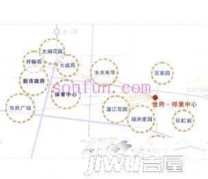 世府邻里中心位置交通图图片