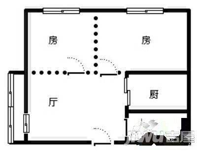 天禄商务广场商铺2室2厅0卫户型图