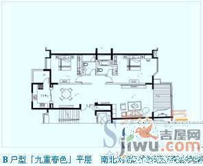 嘉和海景国际公馆普通住宅227.8㎡户型图