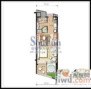 帕尔美纳普通住宅59.8㎡户型图