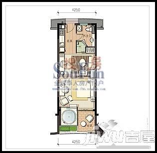 帕尔美纳普通住宅60.3㎡户型图