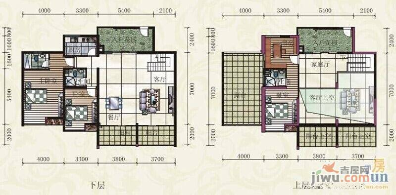 三永国际银座4室3厅3卫233.7㎡户型图