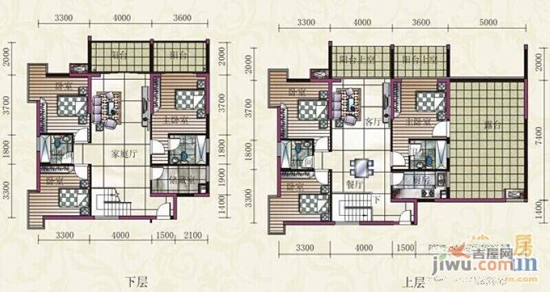 三永国际银座2室2厅1卫93.9㎡户型图