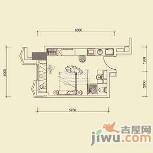 海天荟源2室2厅1卫户型图