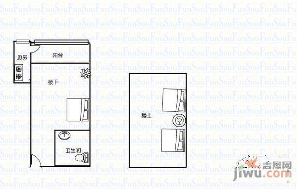 半山雅苑3室2厅1卫户型图