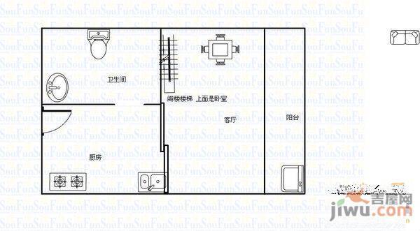 半山雅苑3室2厅1卫户型图