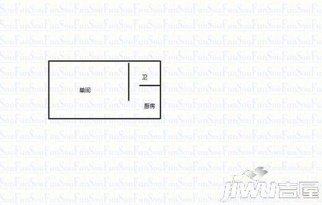 丹州小区3室2厅1卫户型图