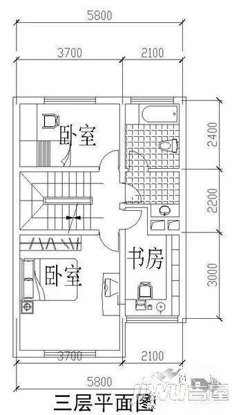 海之韵3室3厅2卫户型图