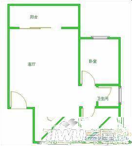 芙蓉花园2室2厅1卫户型图