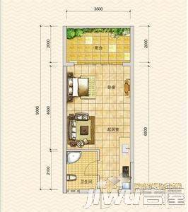 春光小区2室2厅1卫户型图