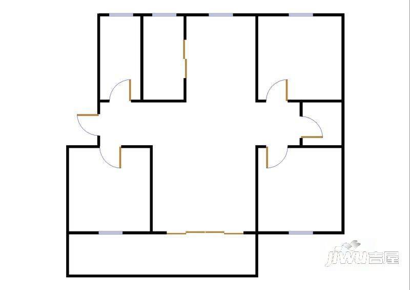 春光小区2室2厅1卫户型图