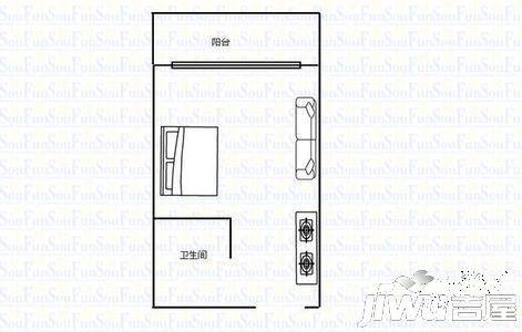 昌达新世纪花园2室2厅1卫125㎡户型图